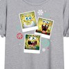Women's - SpongeBob SquarePants - Christmas Sb Photo Collage Oversized Graphic T-Shirt - 2 of 4
