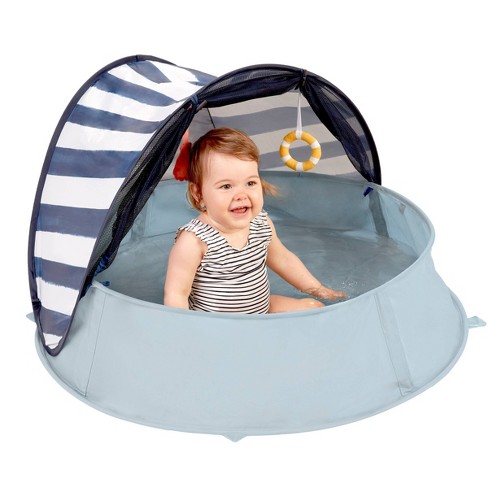 Babymoov Aquani Portable Playpen Kiddie Pool With Play Area - Marine :  Target