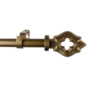 Urbanest 1-inch Diameter Leto Drapery Curtain Rod - 2 Finishes - 1 of 2