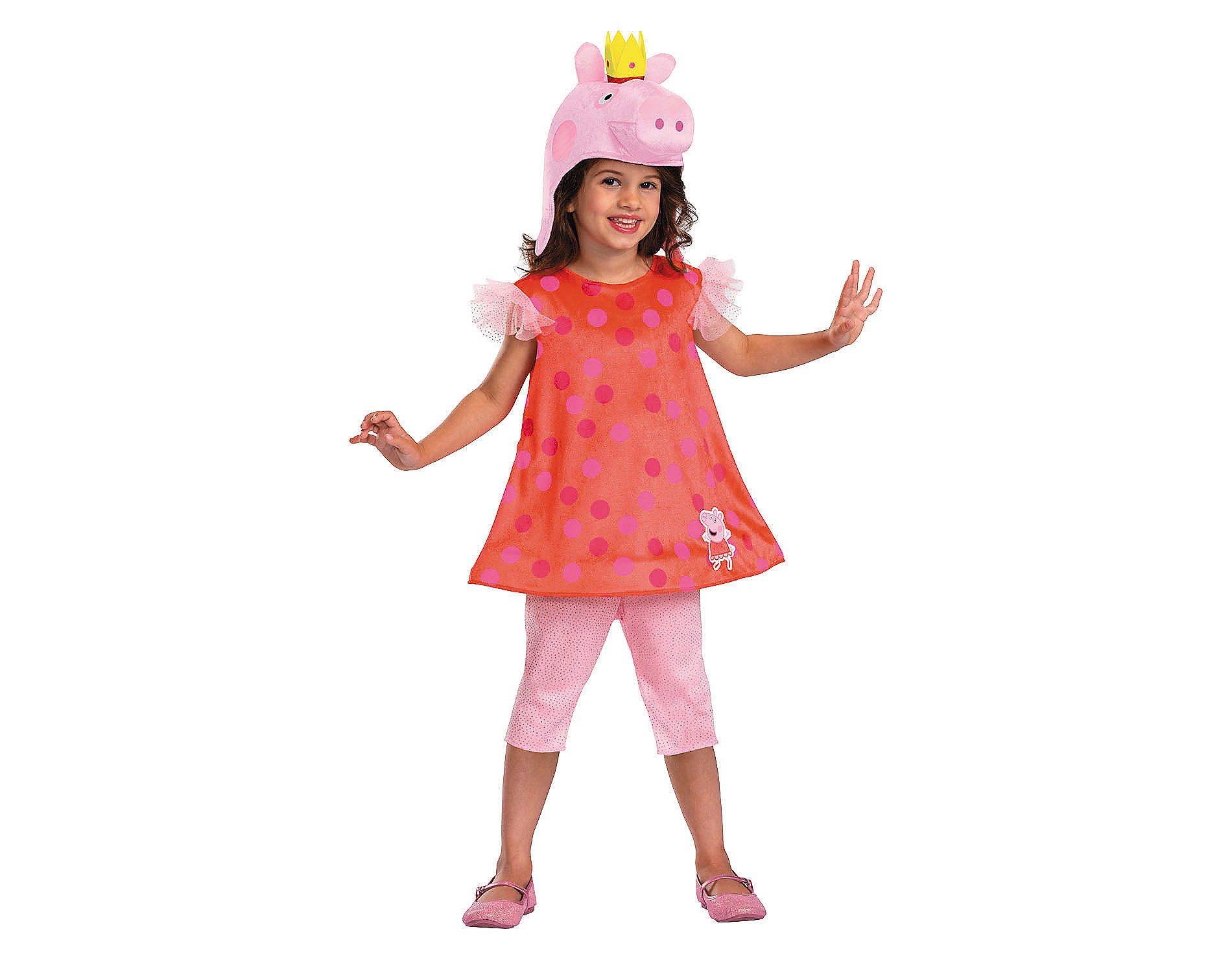Peppa Pig Girl's Party Classic Costume Dress - Multicolor - 2T