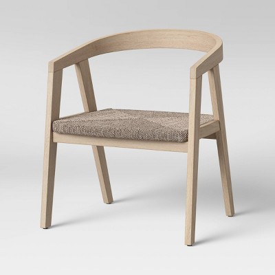 Dora Curved Back Wood Chair with Woven Seat Natural - Project 62™