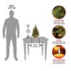 1.5' Wintry Pine Artificial Christmas Tree Battery Operated Warm White LED Lights - National Tree Company - 4 of 4