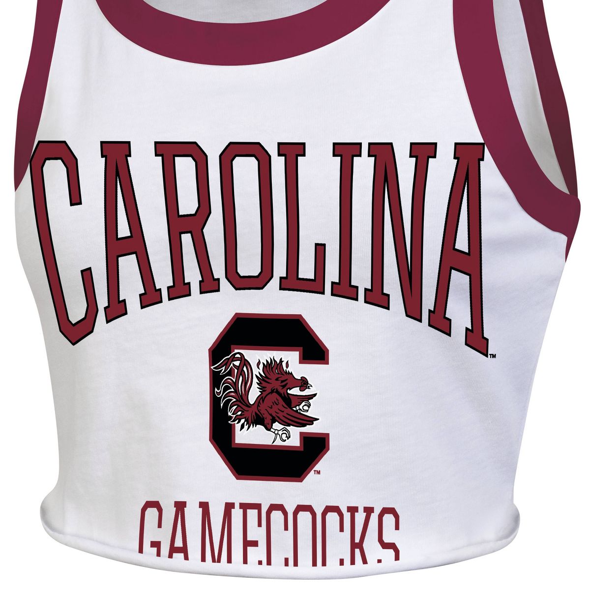 NCAA South Carolina Gamecocks Women's White Tank Top - thumbnail 3