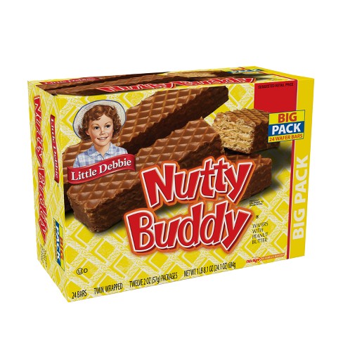 Little Debbie Extra Peanut Butter Nutty Bar - 25.2oz / 24ct : Target