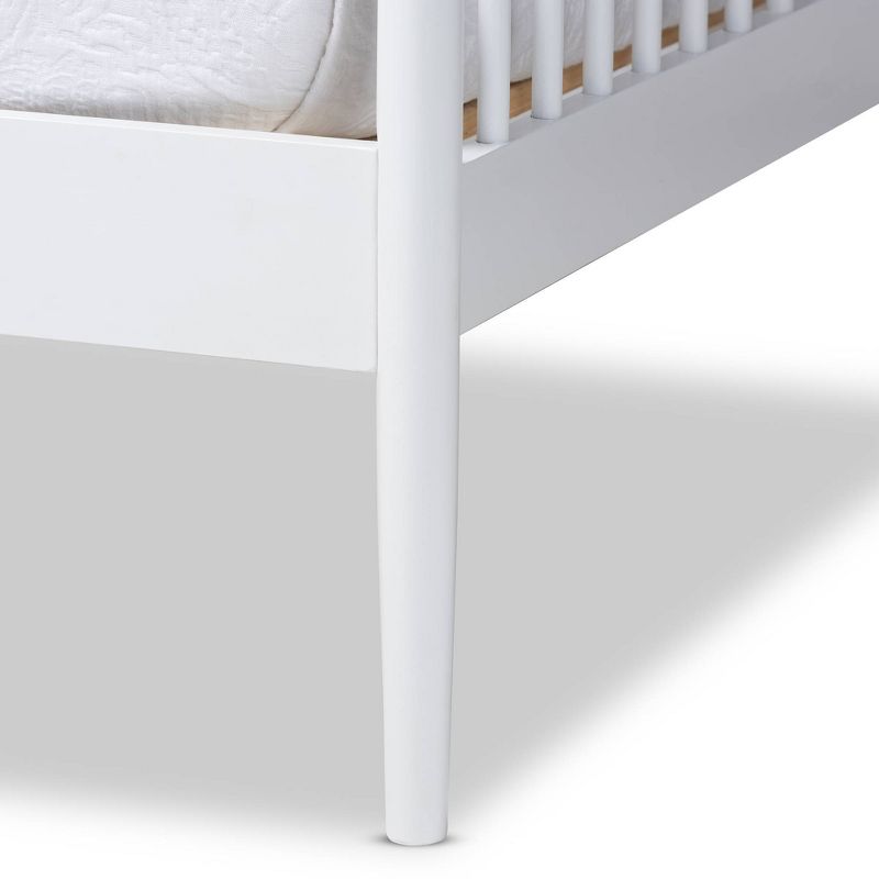 Twin Renata Wood Spindle Daybed White - Baxton Studio, 6 of 10