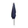 6 x 9ft Patio Umbrella Outdoor Waterproof Umbrella with Crank and Push Button Tilt without flap for Garden Backyard Pool Market - 3 of 4