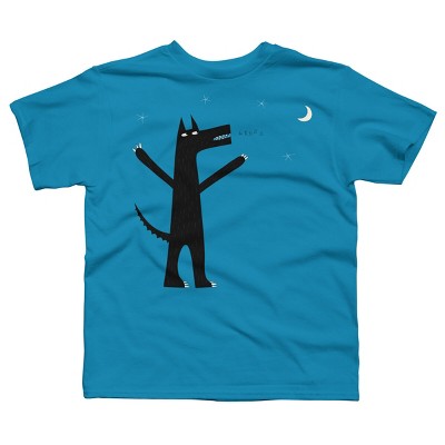 Boy's Design By Humans Arooo! By NicSquirrell T-Shirt