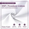 Circles Home 100% Cotton Breathable Pillow Protector with Zipper - (6 Pack) - 4 of 4