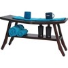 34" Satori DT176 Wide Teak Wood Shower Bench with Shelf - DecoTeak: Rectangle, Non-Upholstered, 250lb Capacity - 4 of 4