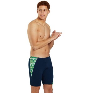 Sporti Sporti HydroLast Arrowhead Splice Jammer Swimsuit (22-40) Green 40 - 1 of 4