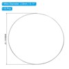 Unique Bargains Metal Macrame Wreath Floral Dream Catcher Round Rings 10 Pcs - 2 of 4