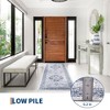 Washable Area Rug, Non-Slip Floral Carpet, Retro Floor Mat for Kitchen, Bathroom, Living Room, Bedroom, Entryway & Hallways - 3 of 4