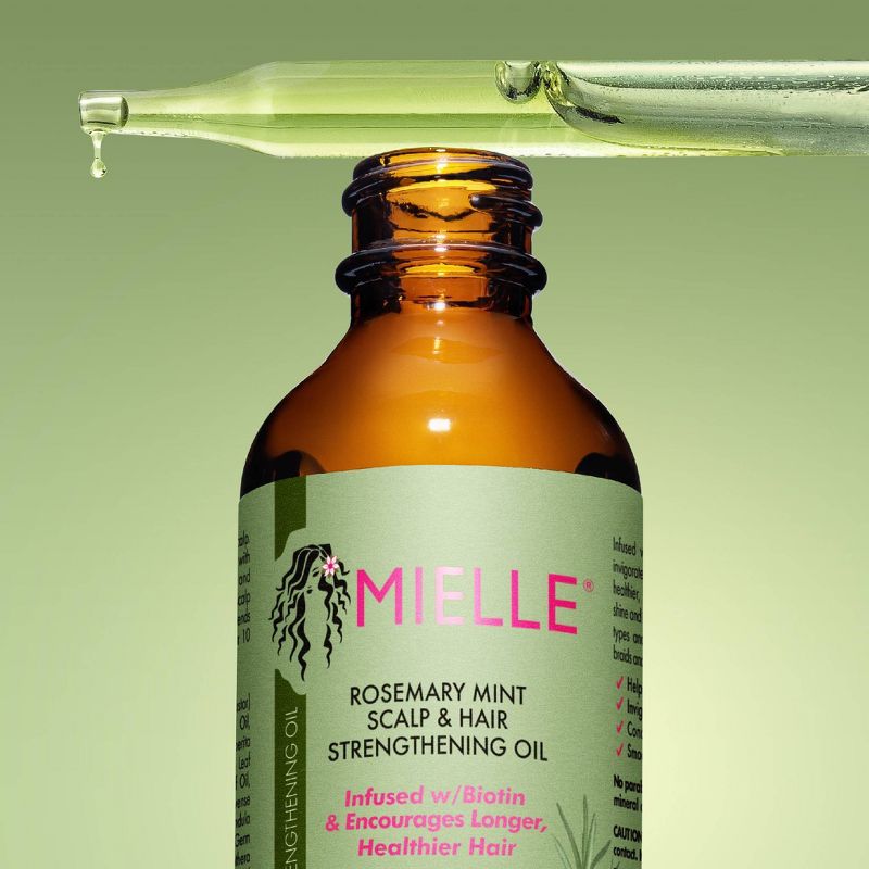 Mielle Organics Rosemary Mint Scalp &#38; Strengthening Hair Oil  - 2 fl oz, 6 of 8