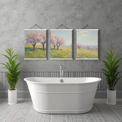 Floral Canvas Wall Art with Strong Artistic and Visual Aesthetics,3 - Pieces