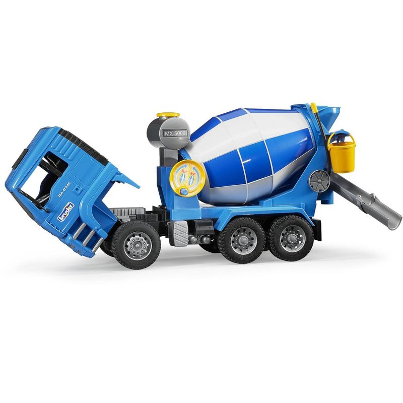 Bruder MAN Cement Mixer with Realistic Turning Mixing Barrel, 2 of 5