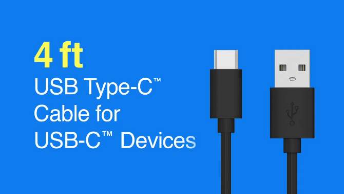 Just Wireless TPU Type-C to USB-A Cable, 2 of 12, play video