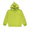 Seven Times Six Dr Seuss Boy's How The Grinch Stole Christmas Grinch Character Zip Up Hoodie - 3 of 4