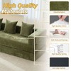 PAGED Folding Sofa Bed with Pillows, Convertible Floor Couch with Removable Cover & Zipper Design for Living Room, Home Office - 2 of 4