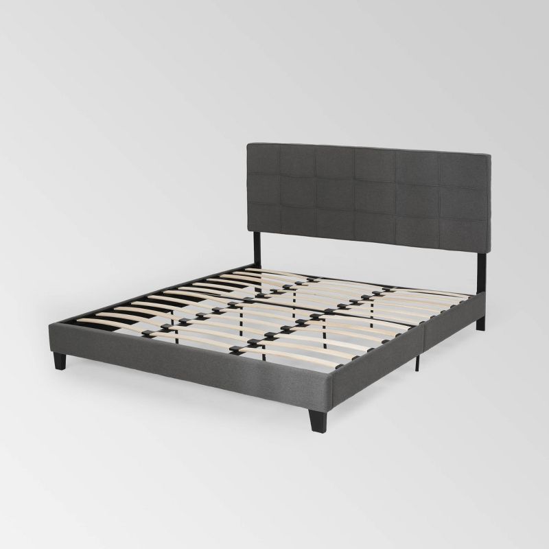 Eveleth Contemporary Low Profile Platform Bed - Christopher Knight Home, 1 of 9