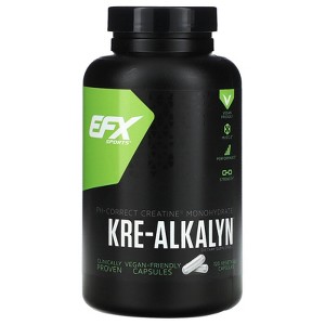 EFX Sports Kre-Alkalyn, 120 Vegetable Capsules (750 mg per Capsule) - 1 of 2