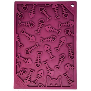 Fishy Design eMat Enrichment Lick Mat - small - 1 of 4