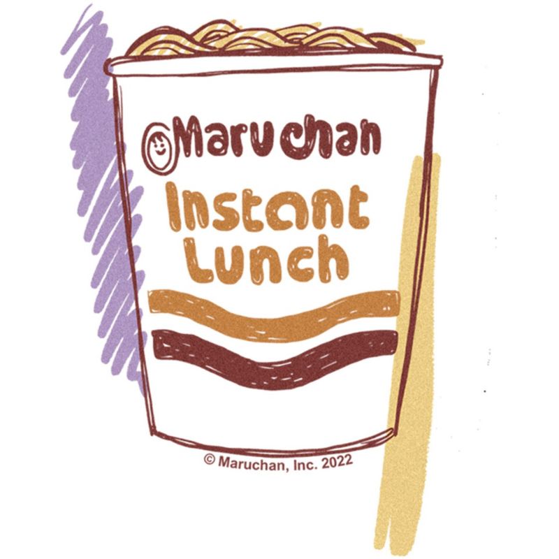 Men's Maruchan Instant Lunch Sketch T-Shirt, 2 of 6