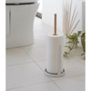 Yamazaki Home - Toilet Paper Stocker - Steel + Wood - 3 of 4