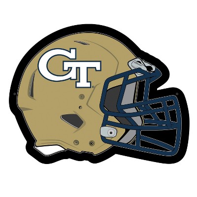 Evergreen Ultra-Thin Edgelight LED Wall Decor, Helmet, Georgia Tech- 19.5 x 15 Inches Made In USA
