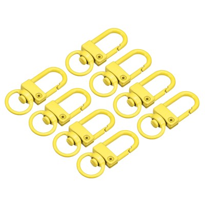 Unique Bargains DIY Craft Key Organization Lobster Claw Lanyard Swivel Clasps 1.3" x 0.51" 8 Pcs