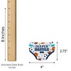 Big Dot of Happiness Go, Fight, Win - Sports - Diaper Shaped Raffle Ticket Inserts - Baby Shower Activities - Diaper Raffle Game - Set of 24 - 3 of 4