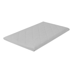 Everyday Kids Gray Pack n Play Quilted Mattress Sheet – Ultra-Soft Portable Crib Sheet for Boys & Girls, Playpen or Mini Crib Fitted Set - 1 of 4