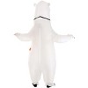 HalloweenCostumes.com One Size Fits Most   Inflatable Adult Polar Bear Costume, Black/White - image 4 of 4