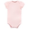 Hudson Baby Infant Girl Cotton Bodysuits, Mamas Girl Pink Peony Tutu - 4 of 4