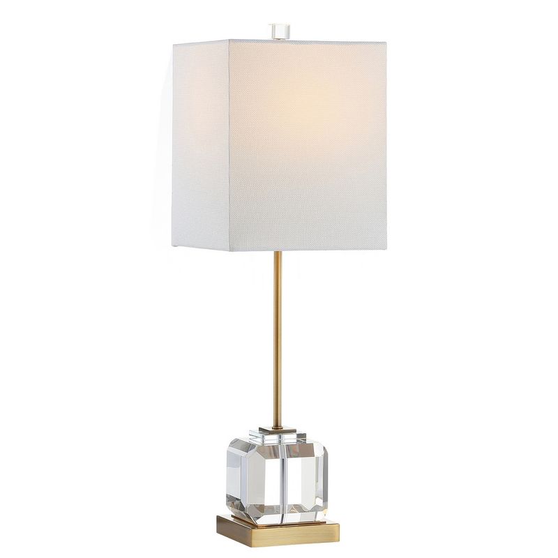 Zayne Table Lamp (Set of 2) - Clear/Brass Gold - Safavieh., 3 of 7