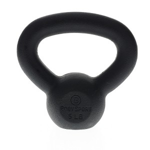 BodySport Cast Iron Kettlebells – Strength Training Kettlebell for Weightlifting, Core Training, & Conditioning - 1 of 4