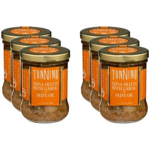Tonnino Tuna Fillet with Garlic in Olive Oil - Case of 6 - 6.7 oz - 1 of 2