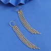 SOHI Women's Crystal Silver Party Drop Earrings - 2 of 4