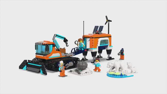 LEGO City Arctic Explorer Truck and Mobile Lab Building Toy Set 60378, 2 of 9, play video