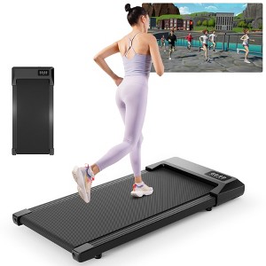 SupeRun Walking Pad, Under Desk Treadmill, 3 in 1 Portable Treadmill Quiet Walking Jogging Machine - 1 of 4