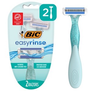 BiC Easy Rinse Women's 4-Blade Disposable Razors - 2ct - 1 of 4