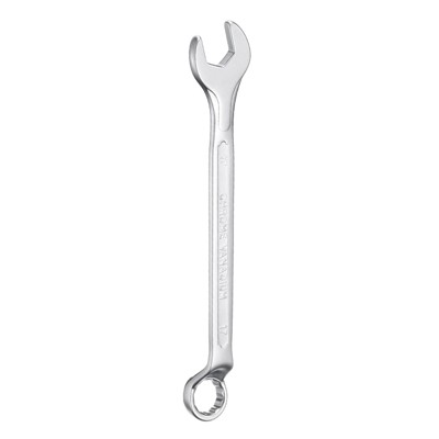 Unique Bargains CR-V Steel Nickel Plated Metric 12-Point Box End Combination Wrench