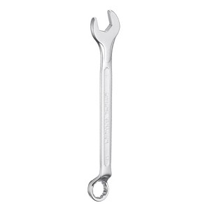 Unique Bargains CR-V Steel Nickel Plated Metric 12-Point Box End Combination Wrench - 1 of 4