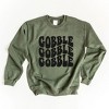 Simply Sage Market Women's Graphic Sweatshirt Gobble Wavy - 2 of 4
