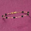 Ross-Simons Italian Onyx Bead Station Bracelet in 18kt Yellow Gold - 3 of 4