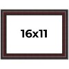 PosterPalooza | Linear Brown Picture Frame - UV Acrylic, Backing Board, Hanging Hardware Included - 2 of 4