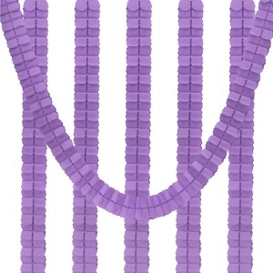 Unique Bargains Paper Reusable Streamers Party Wedding Backdrop Hanging Decoration Four-Leaf Garlands 6 Pcs - 1 of 4