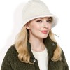 Anna-Kaci Women's High Pile Fleece Bucket Hat with Soft Textured Fabric and Modern Casual Design - 2 of 4