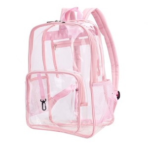 MKF Collection Cleo Clear PVC Backpack for Women Transparent Bag by Mia K - 1 of 4