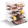 Sorbus X-large Makeup Organizer Case - 4 Piece Set (12 Drawers