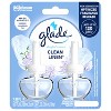 Glade PlugIns Scented Oil Air Freshener Refills - Clean Linen - 1.34oz/2pk - 4 of 4